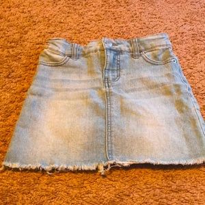Cute denim skirt